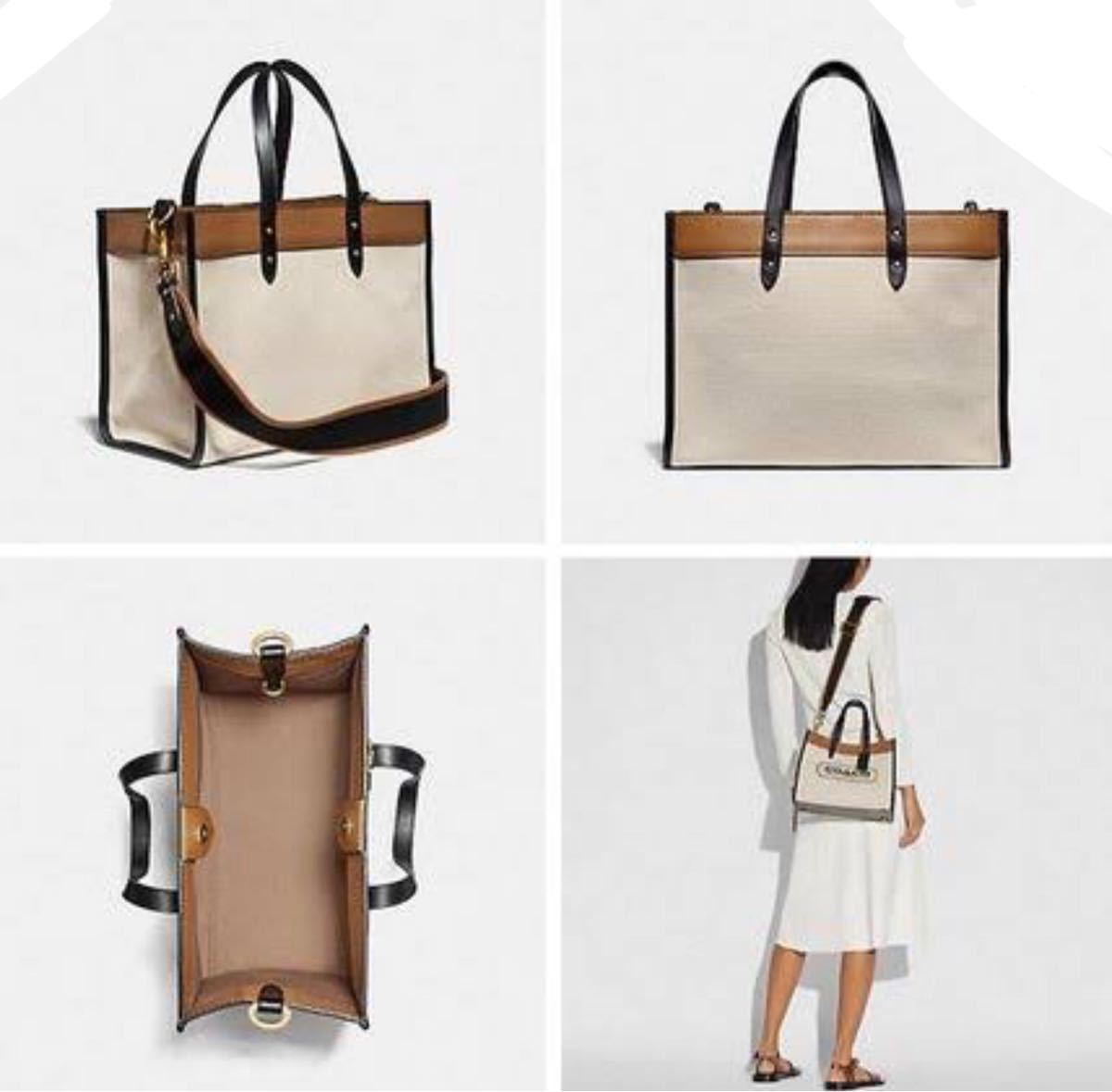 COACH 新品 デニムバッグ トートバッグ キャンバス フィールド コーチ COACH 新品 デニムバッグ トートバッグ キャンバス フィールド コーチ