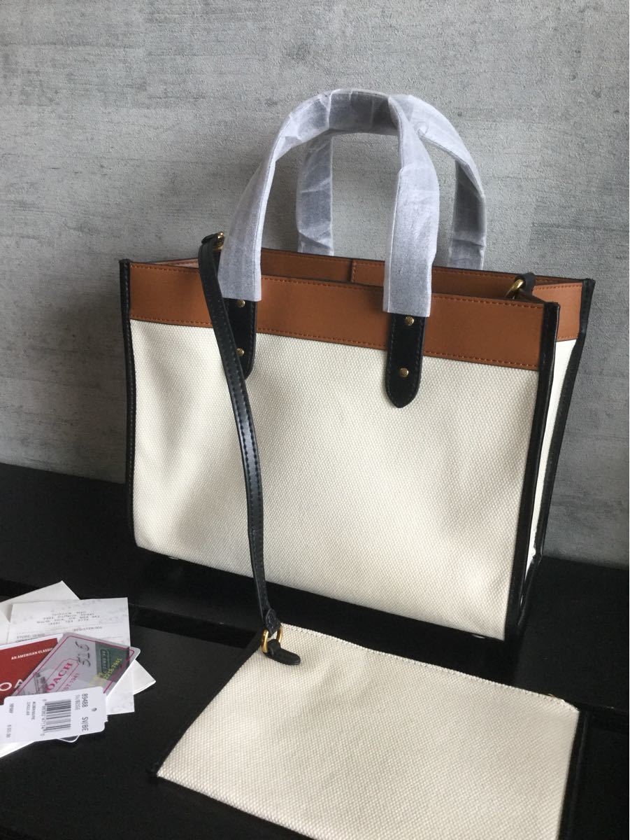 COACH 新品 デニムバッグ トートバッグ キャンバス フィールド コーチ COACH 新品 デニムバッグ トートバッグ キャンバス フィールド コーチ