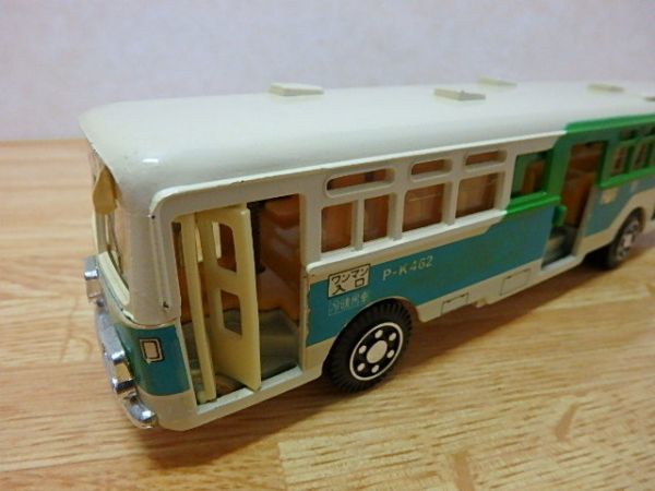 s006k retro Mitsubishi Fuso Yonezawa Diapet one man capital . bus YONEZAWA TOYS DIAPET MITSUBISHI FUSO BUS minicar 