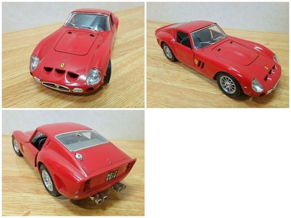 s006k burago Ferrari 250GTO 1962 1/24 BBurago ferrari minicar die-cast red made in italy minicar 