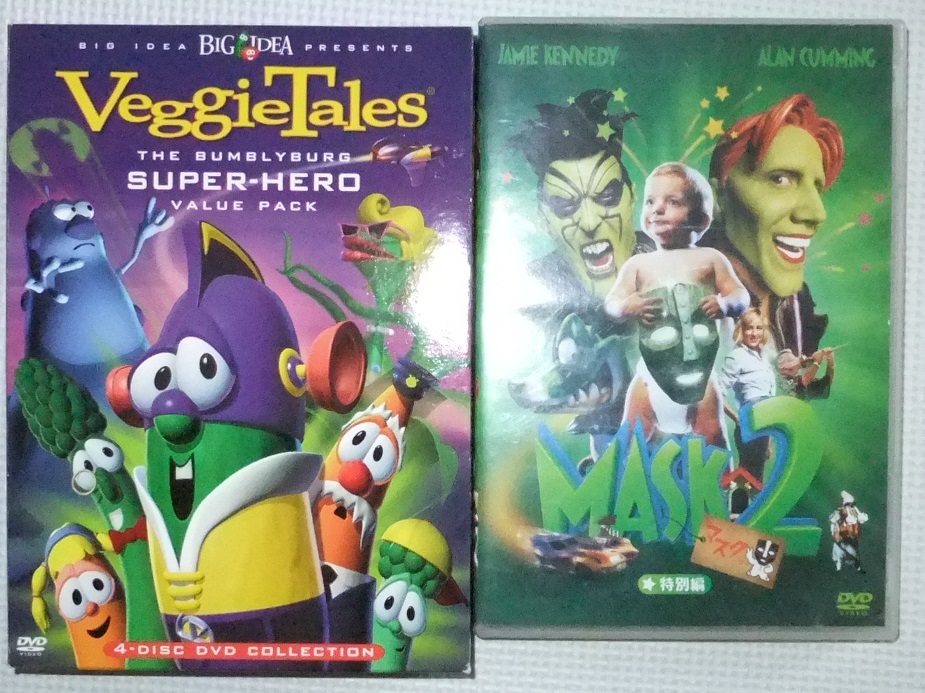 DVD 4枚セット VeggieTales ベジテール　SuperHero Value PackVeggie Tales 輸入盤 英語学習　ネイティブ　美品　_画像3