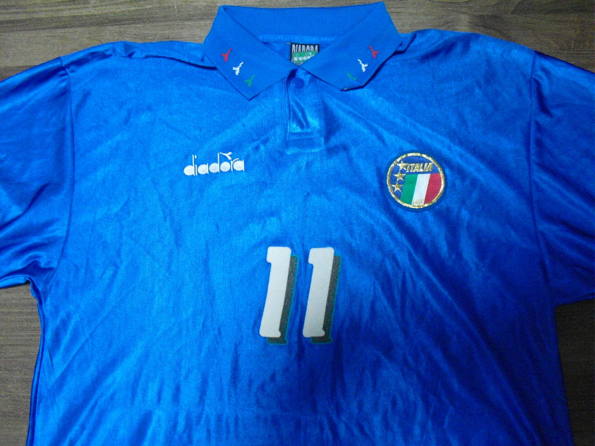 ヤフオク サッカー イタリア代表 90年代 ユニフォーム ア