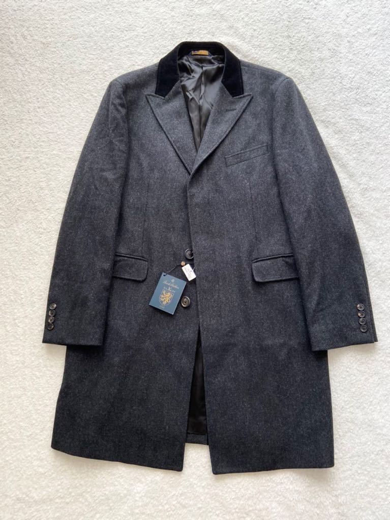  unused Brooks Brothers size42R SAXXON SAXON Saxo n coat herringbone Chesterfield coat Brooks Brothers men's 