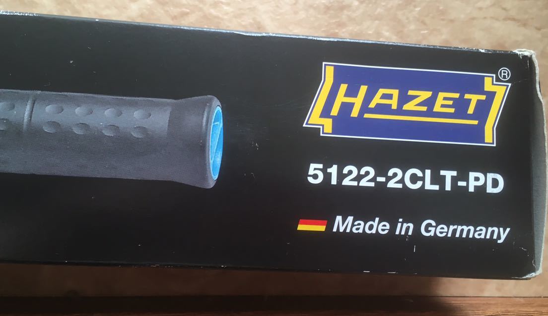 【未使用品】HAZET(ハゼット) トルクレンチ ポルシェモデル 5122-2CLT-PD