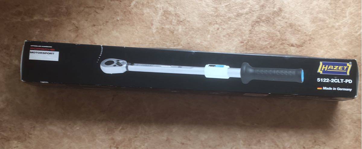 【未使用品】HAZET(ハゼット) トルクレンチ ポルシェモデル 5122-2CLT-PD