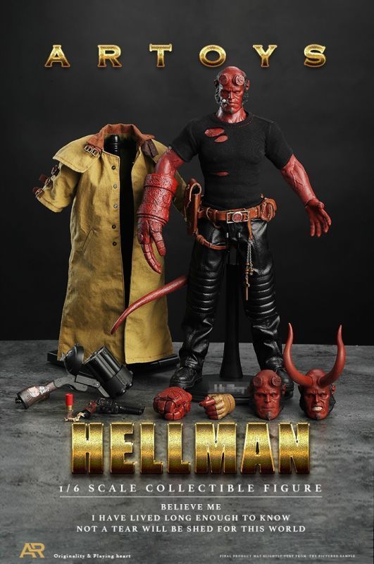 ARTOYS AR001 Hellboy 1/6 (検 ホットトイズ FLAGSET i8toys DAMTOYS verycool)