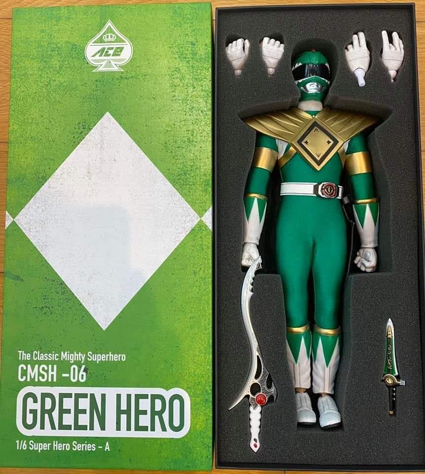 Ace Toyz 1/6 Power Ranger Kyouryuu Sentai ZyuRanger Green комплект осмотр rah hot игрушки 