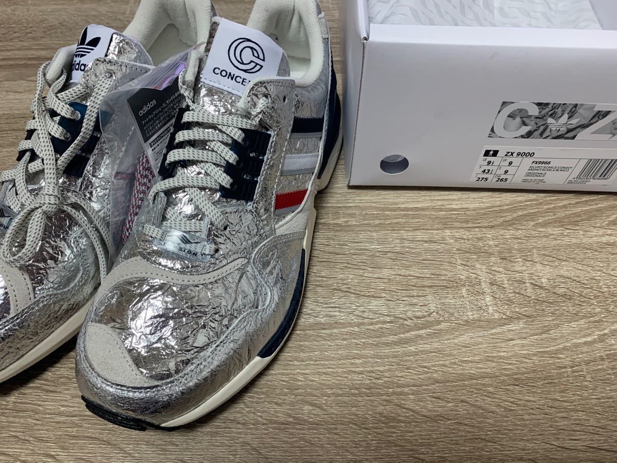 激レア コンセプツ × アディダス ZX 9000 27.5 メンズファッション 激レア コンセプツ × アディダス ZX 9000 27.5 メンズファッション