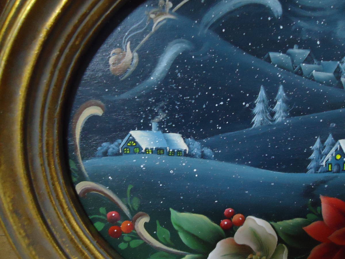 トールペイント作品クリスマスローズです。 その他 素材/材料