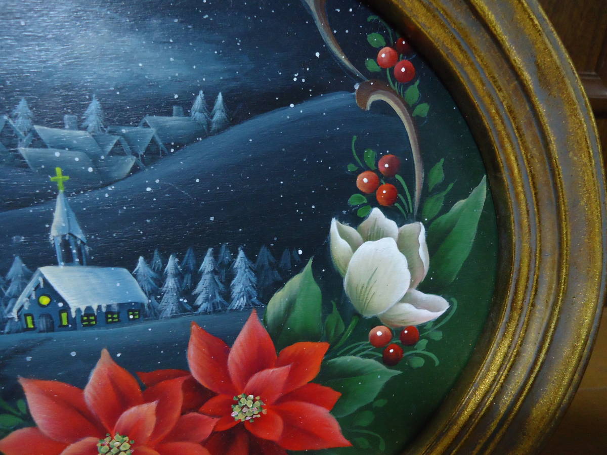 トールペイント作品クリスマスローズです。 その他 素材/材料