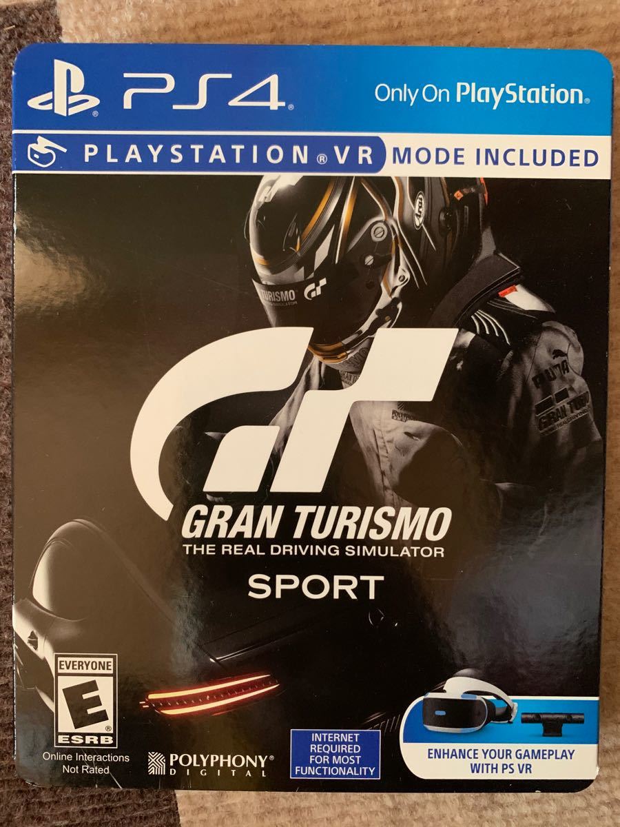 グランツーリスモスポーツ北米版 PS4ソフト