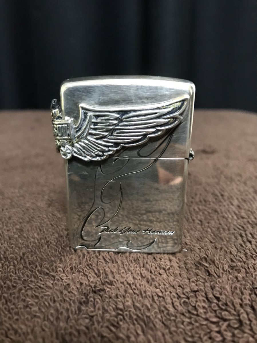 ZIPPO ジッポー ジッポ ハーレーダビッドソン Harley Davidson 2012年製　メタル貼り　希少品_画像1