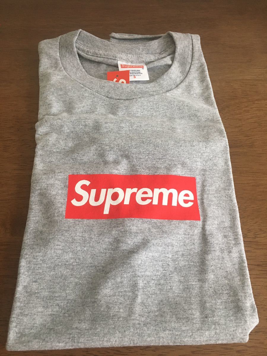 Sサイズ Supreme Box Logo Tee 20th レシートあり グレー 灰 新品未