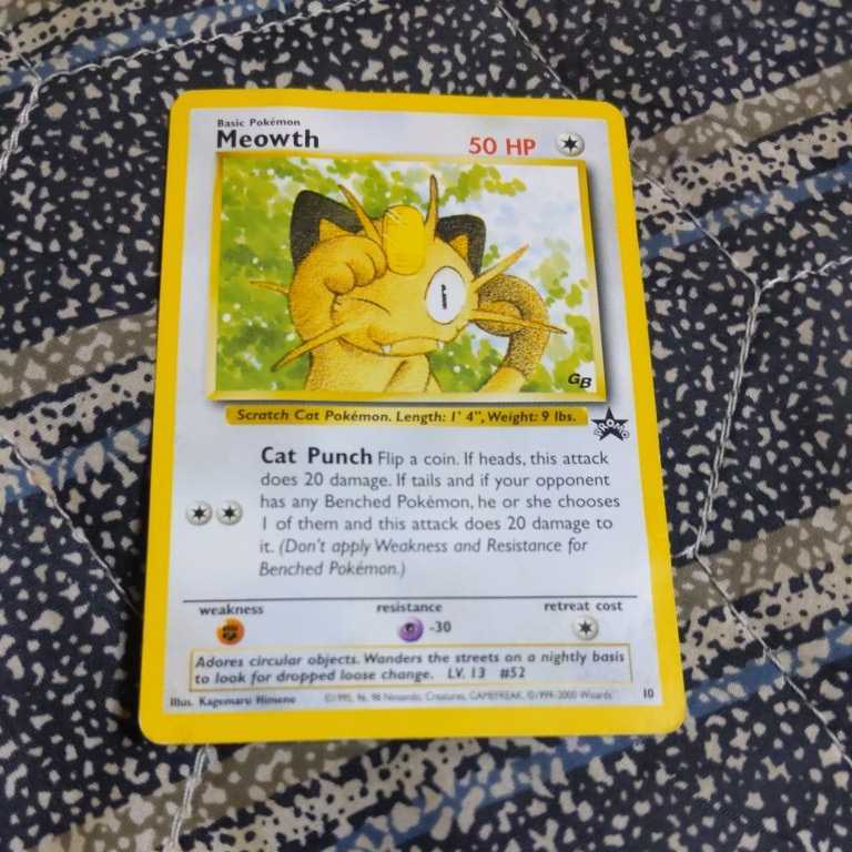 ポケモンカード ニャース Meowth プロモーションカード JR西日本 ポケモンカード ニャース Meowth プロモーションカード JR西日本