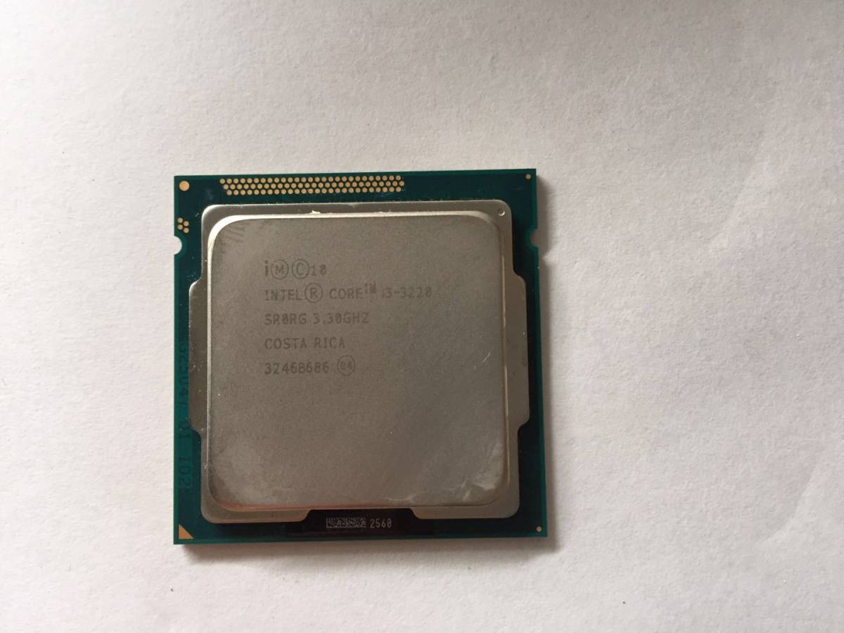 Intel CPU:i3-3220-3.30GHz　動作確認済み_画像1