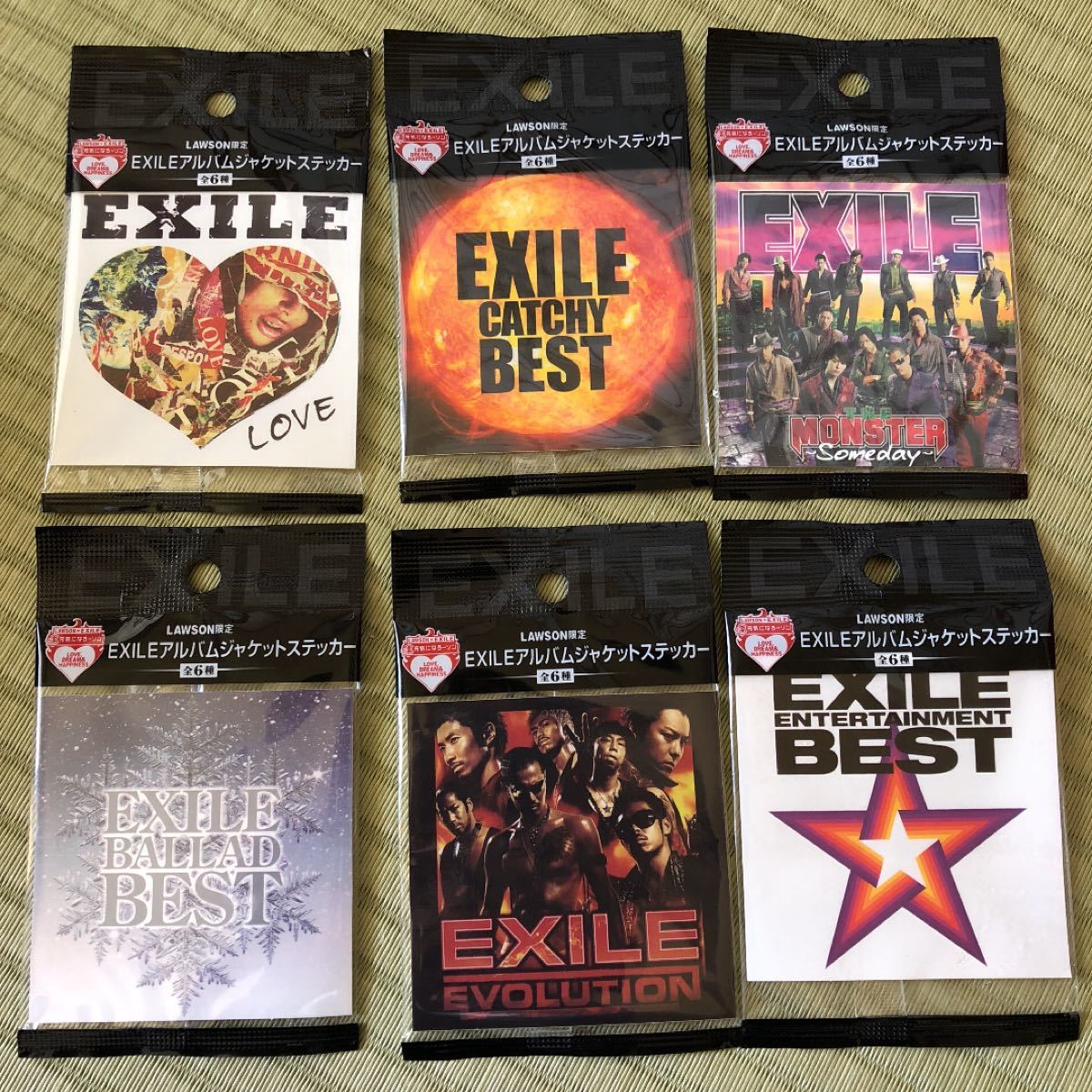 EXILE アルバムジャケットステッカー