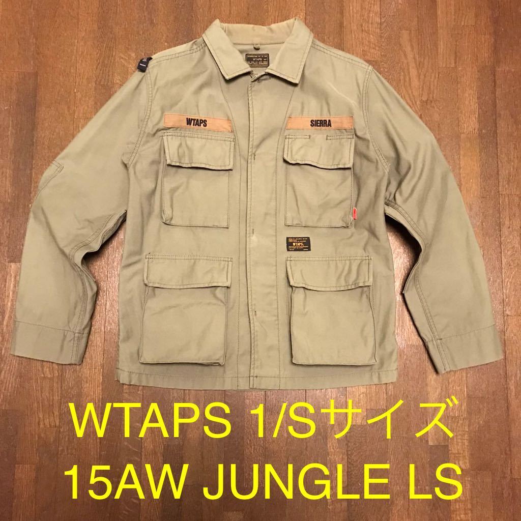 ヤフオク! - 希少 1⁄S wtaps 15aw jungle ls shirt nyco sati