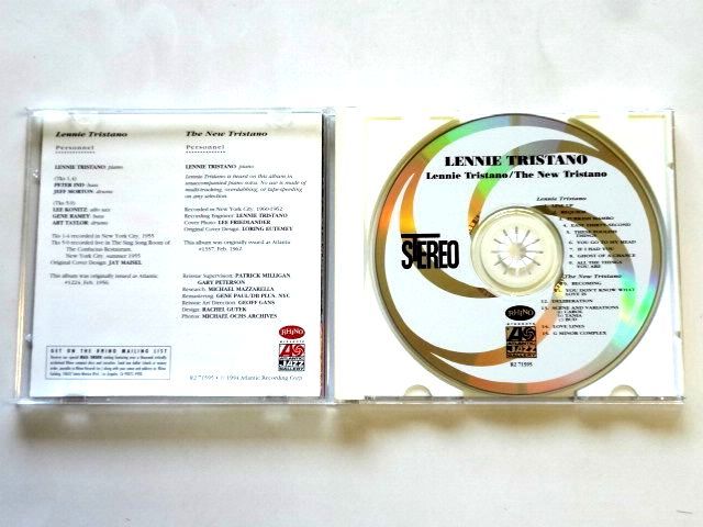 輸入盤 2in1 CD【R271595】Lennie Tristano レニー・トリスターノ / Lennie Tristano ＆ The New Tristanto / 送料310円～_画像3