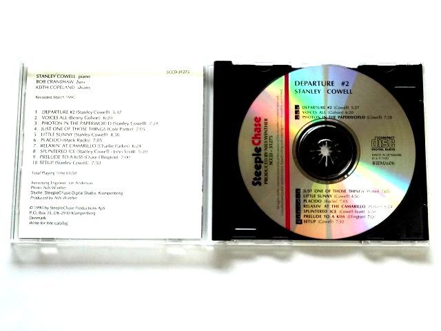 輸入盤 CD【SCCD31275】スタンリー・カウエル Stanley Cowell Trio / Departure #2 / 送料310円～_画像3