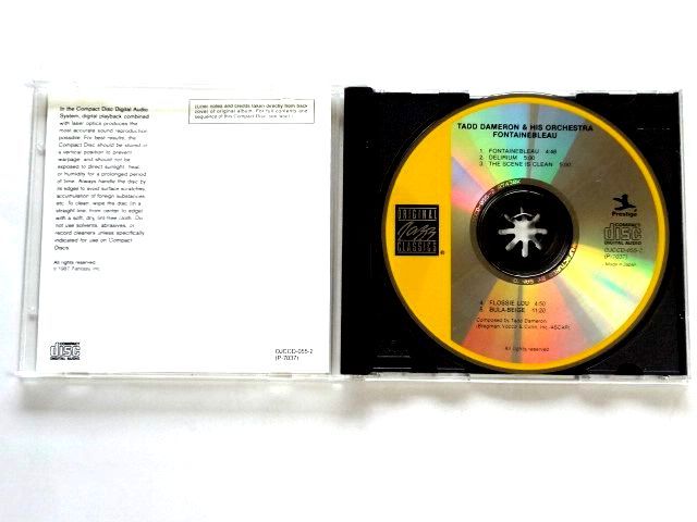 輸入盤 CD【OJCCD0552】Tadd Dameron タッド・ダメロン＆ヒズ・オーケストラ / Fontainebleau / 送料310円～_画像3
