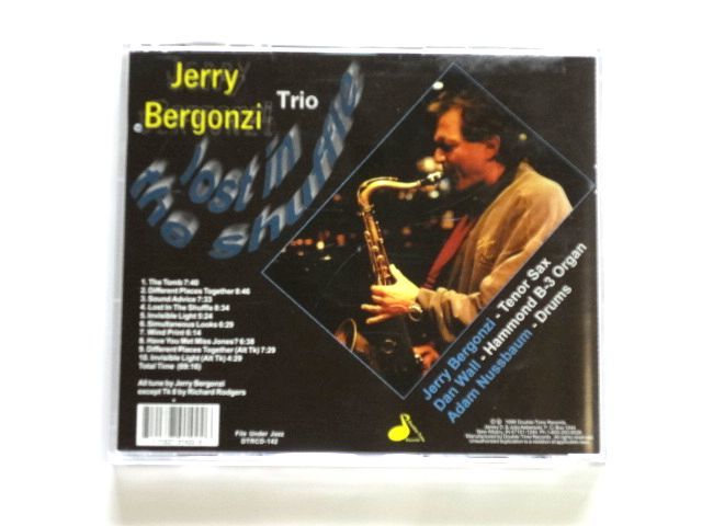 輸入盤 CD【DTRCD142】Jerry Bergonzi Trio ジェリー・バーガンジィ / Lost In The Shuffle / 送料310円～_画像2