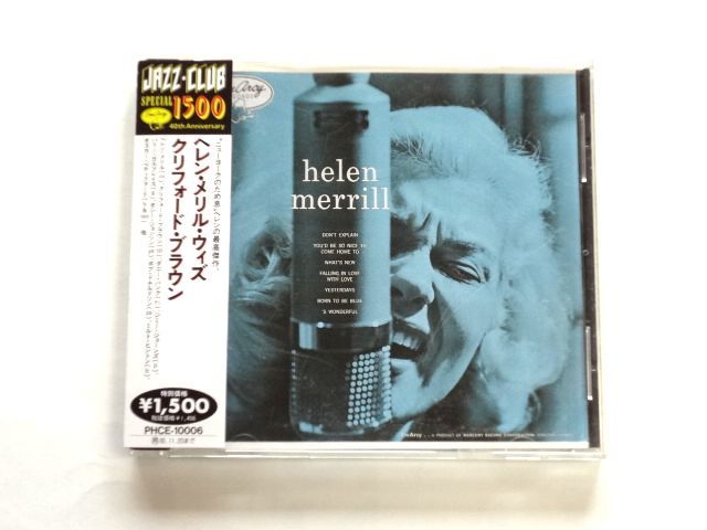 国内盤 CD【PHCE10006】ヘレン・メリル Helen Merrill / ヘレン・メリル・ウィズ・クリフォード・ブラウン / 送料310円～_画像1