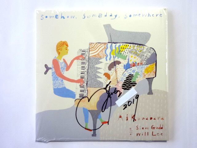 美品【直筆 サイン CD】ai kuwabara trio propject 桑原あい / Somehow, Someday, Somewhere / 送料250円～_画像1