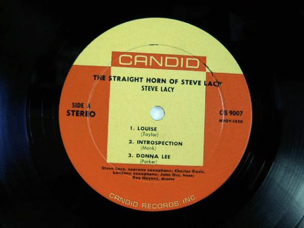 CANDIDオリジナル (深溝) STEVE LACY / STRAIGHT HORN_画像2
