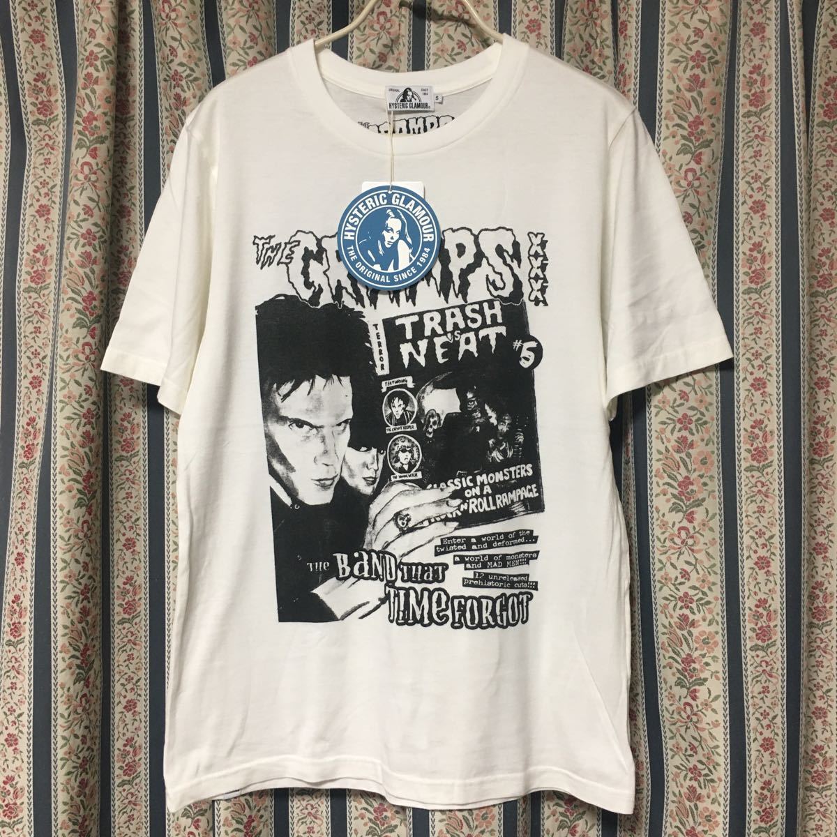 人気新品 新品！ヒステリックグラマー×CRAMPSプリント柄Tシャツ メンズ