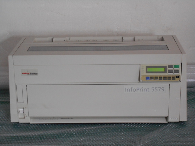 IBM InfoPrint 5579-N05 ドットインパクトプリンタ 最大53％オフ USB 日焼有 LAN対応 分解整備付 ☆送料無料☆ 当日発送可能