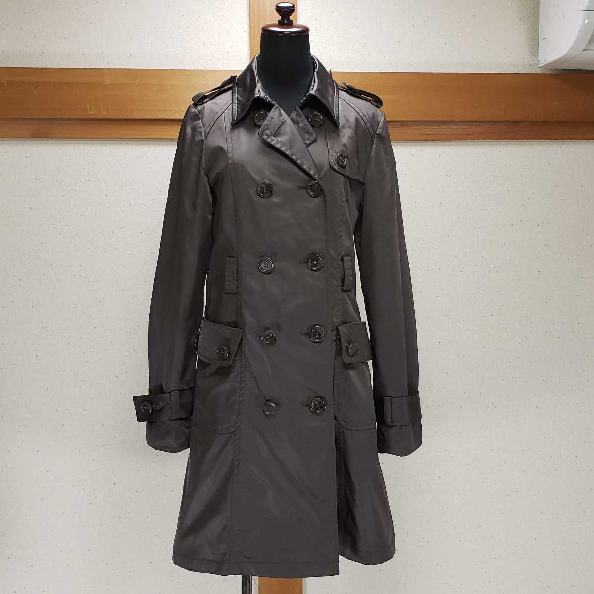 美品 SCOT CLUB スコットクラブ ナイロン トレンチコート/ロングコート