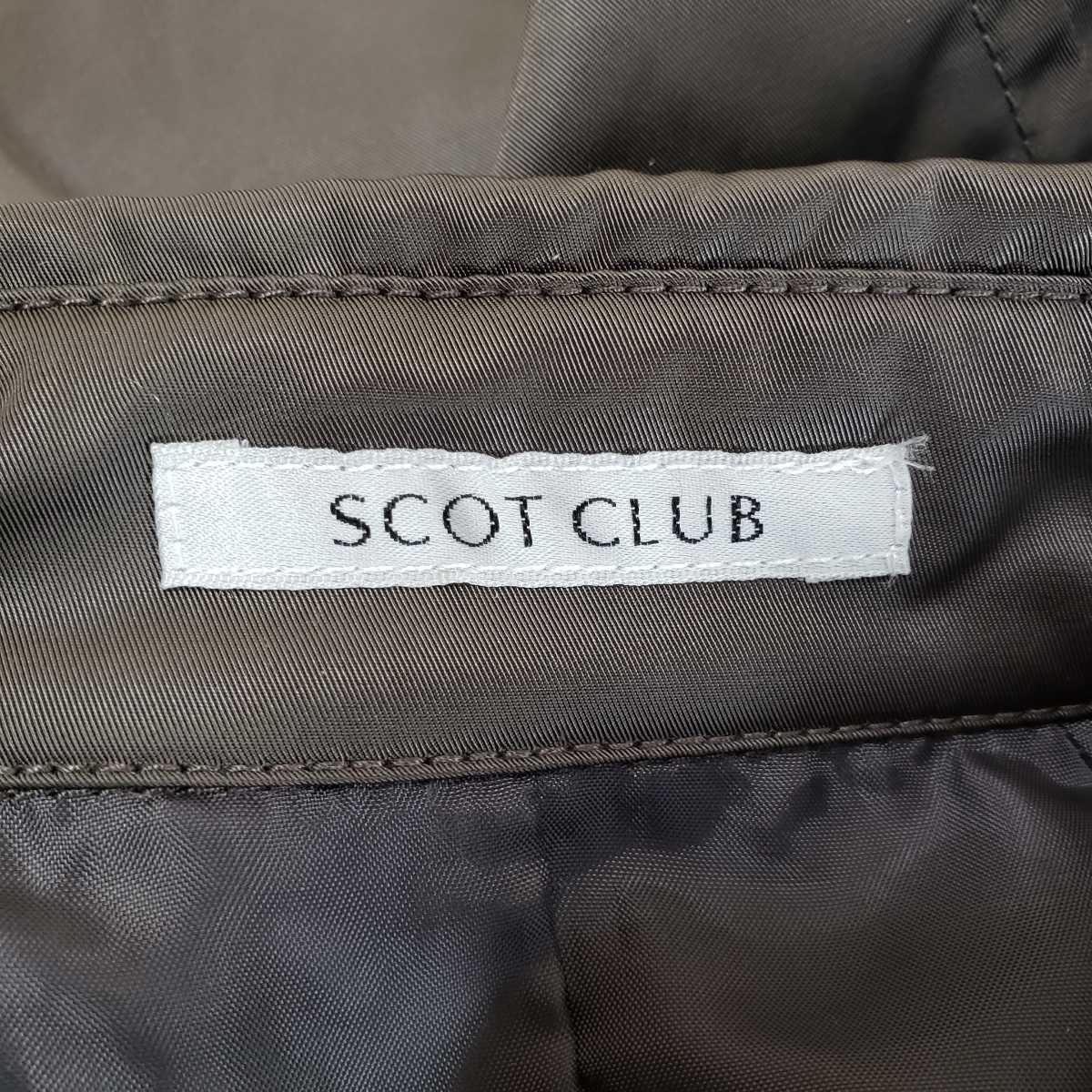 美品 SCOT CLUB スコットクラブ ナイロン トレンチコート/ロングコート