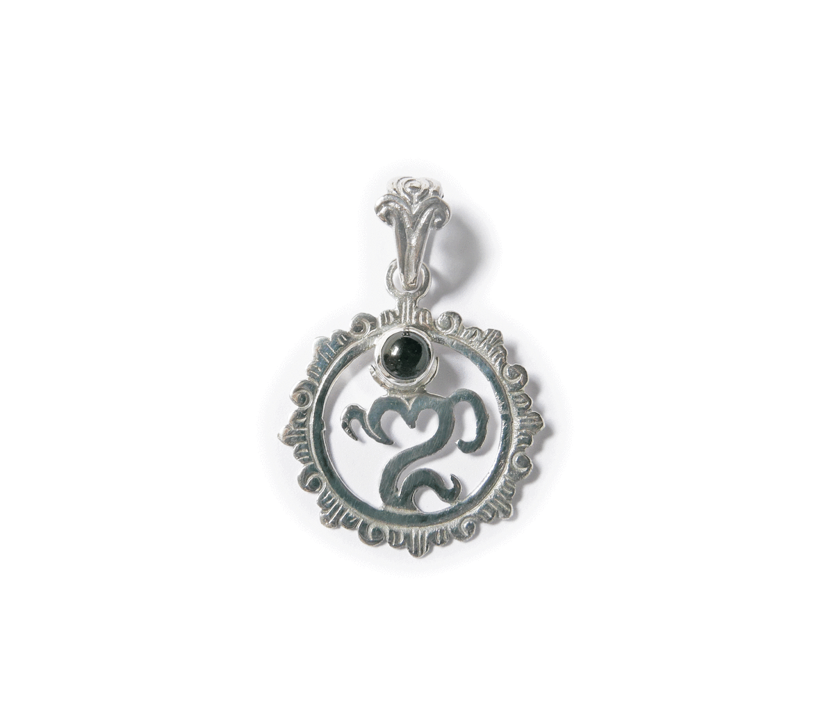 *[Silver925] космос . один ...OM( ом ). шероховатость hindu- колье * оникс ( йога *..* авторучка ju Ram * исцеление * Ray ki)