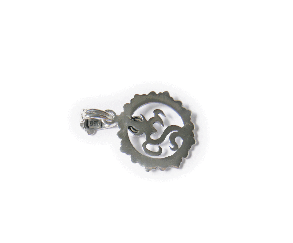 *[Silver925] космос . один ...OM( ом ). шероховатость hindu- колье * оникс ( йога *..* авторучка ju Ram * исцеление * Ray ki)