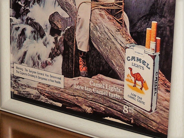 1981年 USA '80s 洋書雑誌広告 額装品 Camel Lights キャメル ライト キャメルライト　 ( A4サイズ ）_画像3