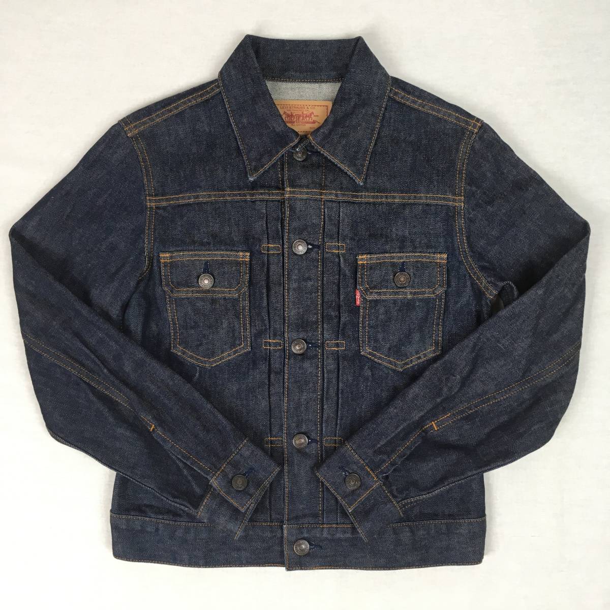 【美品】Levi's リーバイス 78570 78570-03 日本製 00年 ジージャン Sサイズ デニム ジャケット Gジャン レディース 濃紺