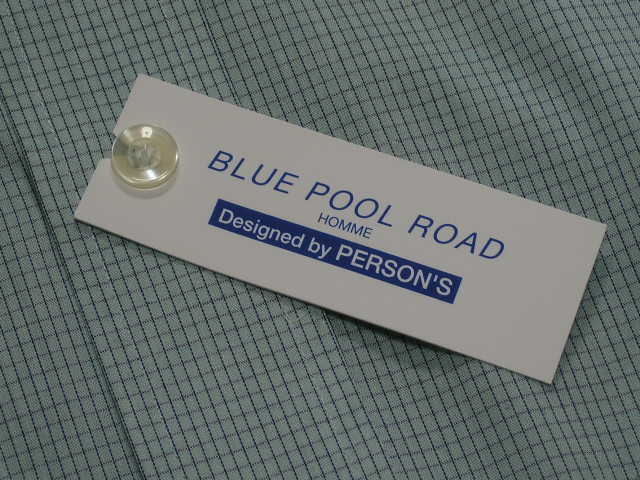 ! одежда 1253! рубашка с длинным рукавом ( цвет рубашка ) BLUE POOL ROAD голубой бассейн load (PERSON\'S) размер M-80 не использовался ~iiitomo~
