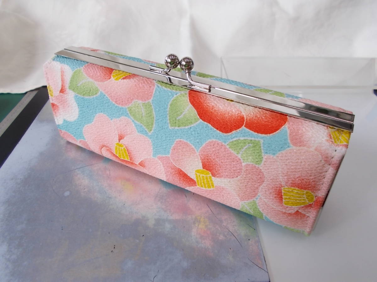 ka Ran cologne Kyoto peace pattern floral print bulrush . glasses case used beautiful goods lovely..