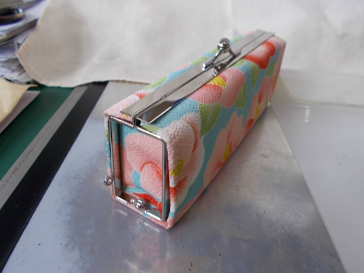 ka Ran cologne Kyoto peace pattern floral print bulrush . glasses case used beautiful goods lovely..