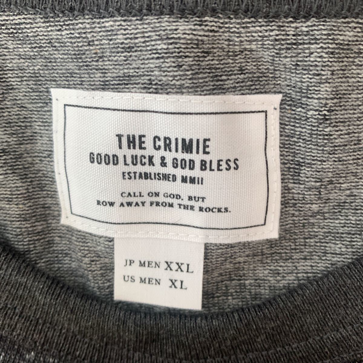 CRIMIE クライミー クルーネックポケット半袖TシャツTSURIAMI VINTAGE CUT AND SEW POCKET T SHIRT 2019AW_画像3