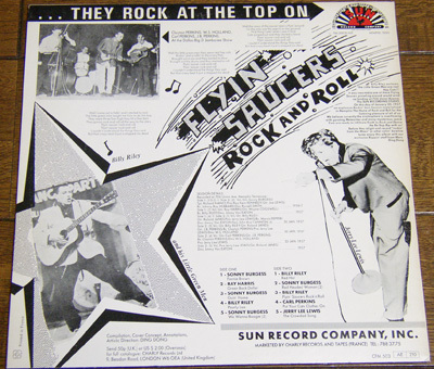 Flyin' Saucers Rock 'N' Roll - 10インチ レコード / 50s,ロカビリー,Sonny Burgess,Ray Harris,Billy Riley,Carl Perkins,Jerry Lee,SUN_画像3