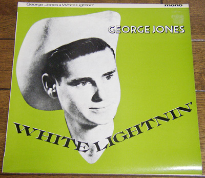 George Jones - White Lightnin' - 10インチ レコード/50s,ロカビリー,Rock It,How Come It,Maybe Little Baby,Revenooer Man,Who Shot Sam_画像1