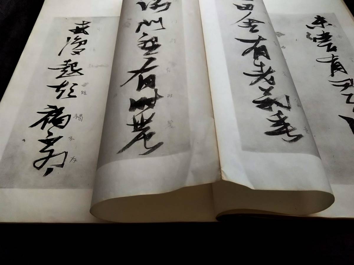 張瑞図 白豪庵 草書帖 柯羅版 玻璃版 検索:支那 原拓片 北魏碑帖 法帖 法書道 印譜 漢籍 善本 古墨拓 碑刻石 瓦当 金石 篆刻 唐本拓本 真蹟_画像9