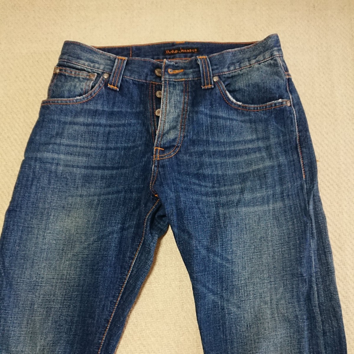 【Nudie Jeans】綿100% ストレートデニムパンツ 30×32