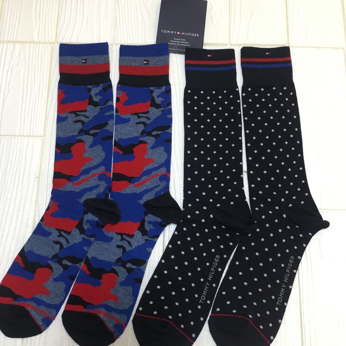 トミーヒルフィガー TOMMY HILFIGER カジュアルソックス2足セット