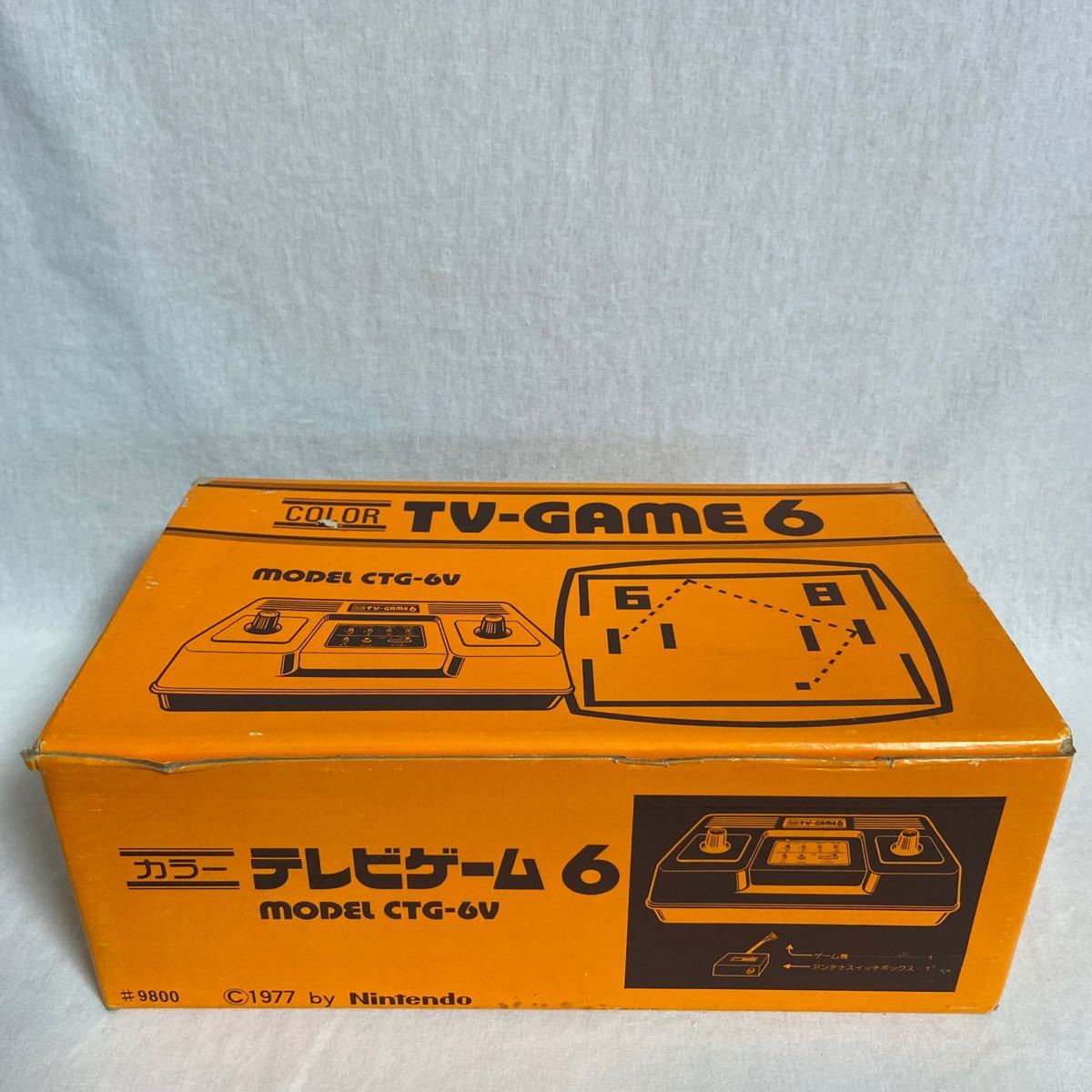  Showa Retro 1977 year nintendo color video game 6 MODEL CTG-6V game machine body Nintendo tennis bare- hockey search rare FC PS 2 3 64