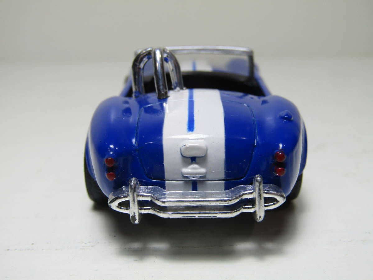 SHELBY COBRA 1/43she ruby Cobra 427 S/C 1965 blue racing stripe out of print beautiful goods CARROLL SHELBY not yet exhibition goods V8 american muscle 