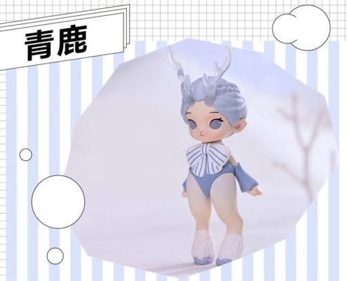 新品 AYLA Animal Fashion Show Blue gray deer POP MART POPMART ポップマート アイラ エルフ 検) Winter Elf LABUBU ラブブ_商品参考画像