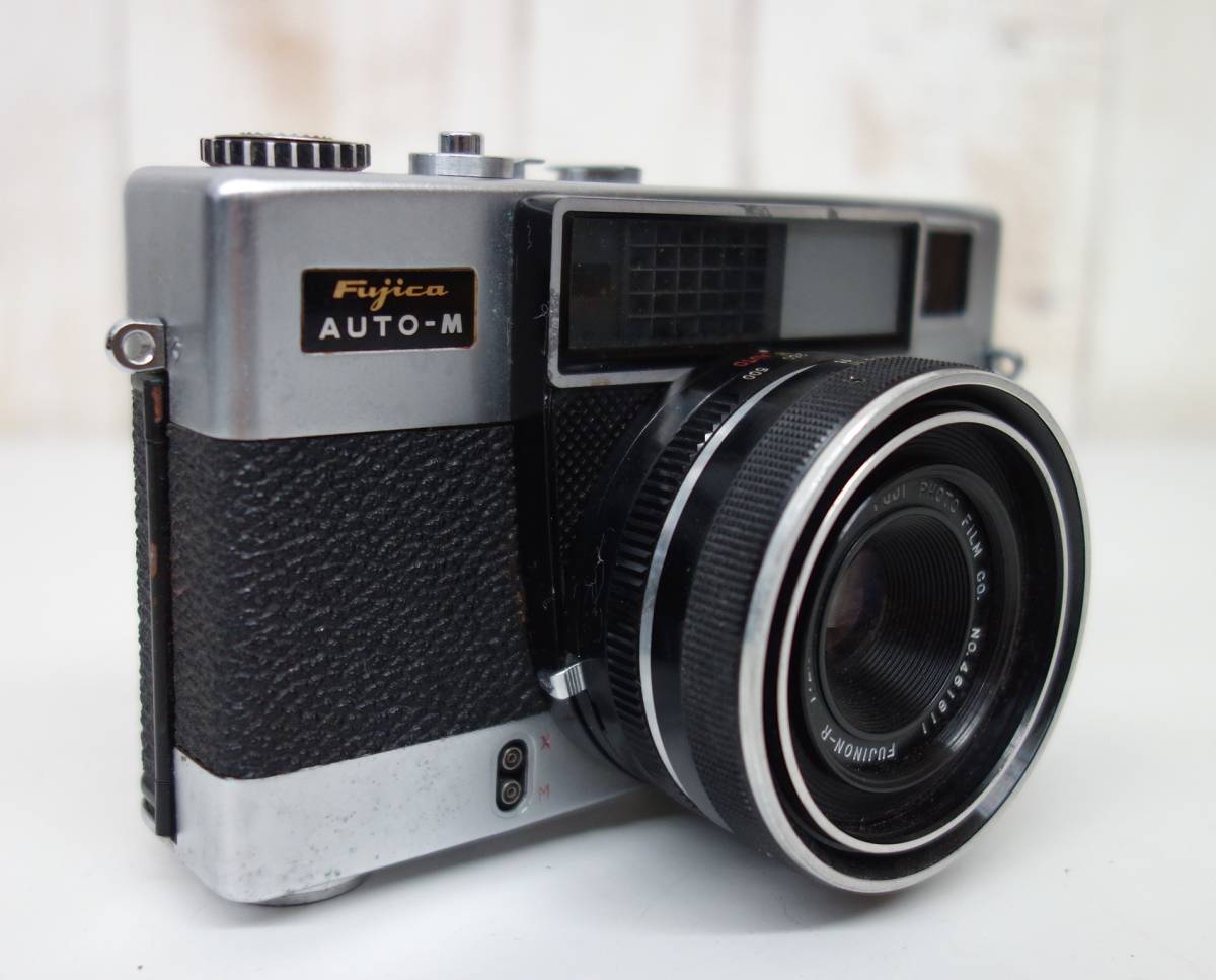 レトロ　コレクション ＊FUJICA フジカ ＊35 AUTO-M コンパクトフィルムカメラ ＊FUJINON-R 1:2.8 F=4.7㎝ ＊レトロカメラ 　カメラ女子_画像5