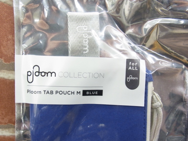 新品未開封 Ploom プルームコレクション Ploom TAB POUCH M ブルー ポーチ_画像2